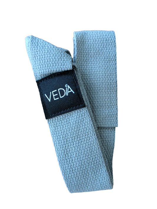 🖤 VEDA Yoga Carry Strap | Black&Grey Cotton | Minimalist & Durable 🖤