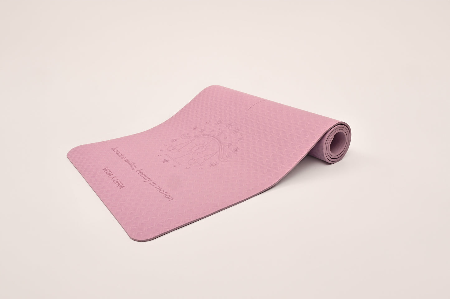 VEDA × LIBRA Yoga Mat 🜁 | Air Ritual for Balance & Grace | Eco Non-Slip + Free Strap