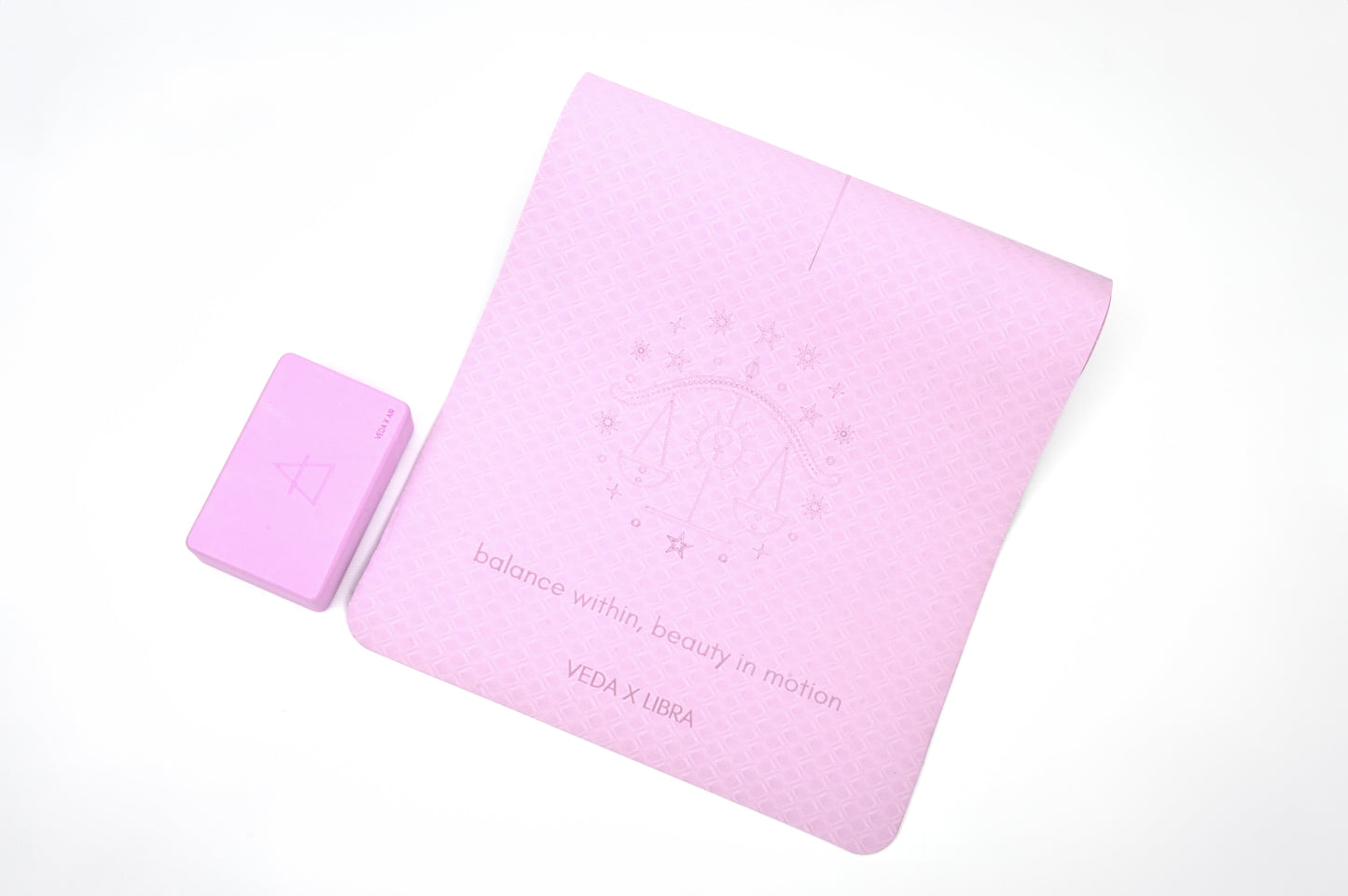 VEDA × LIBRA Yoga Mat 🜁 | Air Ritual for Balance & Grace | Eco Non-Slip + Free Strap